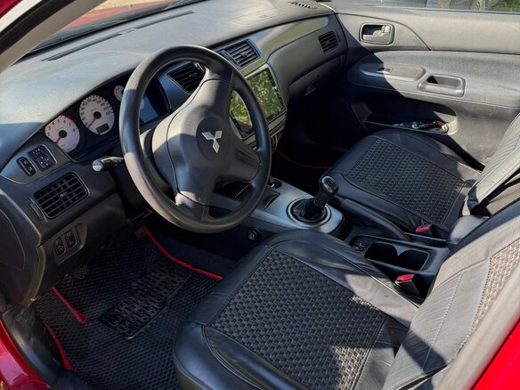 2007 Mitsubishi Lancer IX Рестайлинг, красный, 250000 рублей - вид 7
