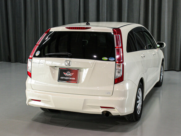 2009 Honda Stream II Рестайлинг, белый, 1220000 рублей - вид 9