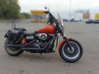 2008 Harley-Davidson Street Bob, оранжевый, 700000 рублей, вид 2