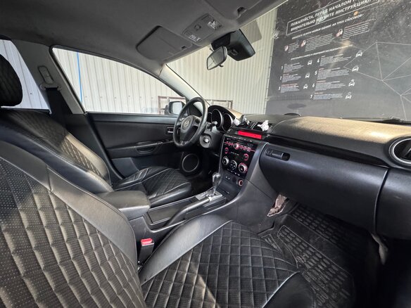 2008 Mazda 3 I (BK) Рестайлинг, белый, 350000 рублей - вид 6