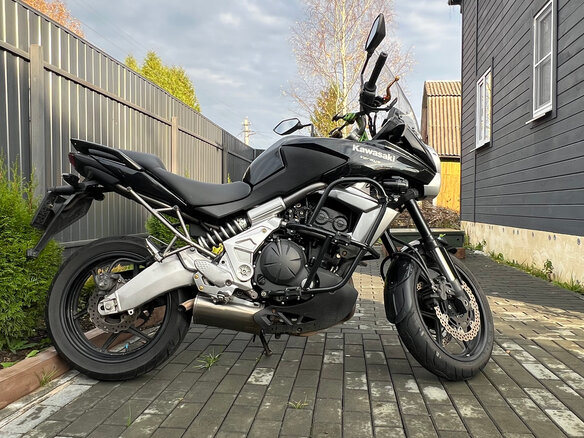 2009 Kawasaki Versys 650, чёрный, 430000 рублей - вид 3