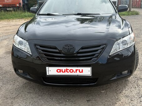 2007 Toyota Camry VI (XV40), чёрный, 1150000 рублей, вид 1
