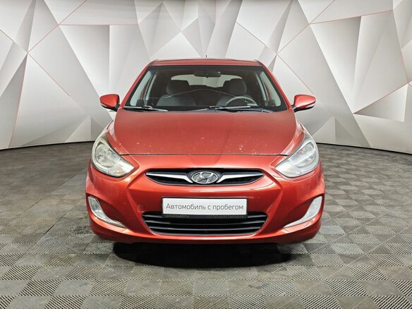 2011 Hyundai Solaris I, красный, 569000 рублей - вид 6