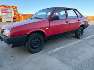 1995 Lada (ВАЗ) 21099, красный, 65000 рублей, вид 4