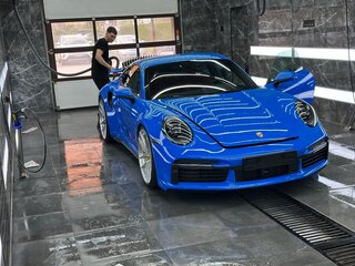 2021 Porsche 911 Turbo S VIII (992), голубой, 23000000 рублей, вид 5