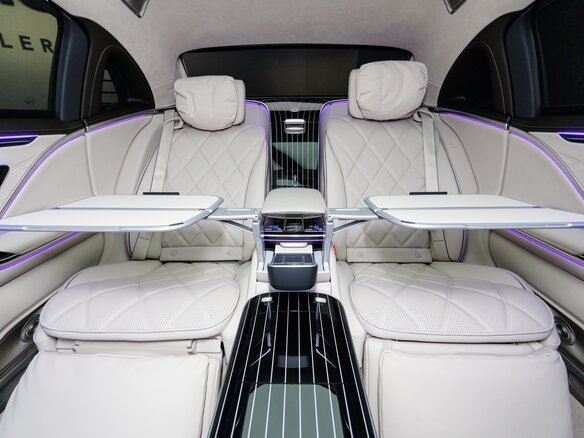 2026 Mercedes-Benz Maybach S-Класс 580 II (Z223) Рестайлинг, чёрный - вид 38
