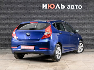 2015 Hyundai Solaris I Рестайлинг, синий, 1000000 рублей, вид 4