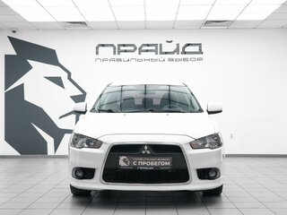 2012 Mitsubishi Lancer X Рестайлинг, белый, 810000 рублей, вид 2