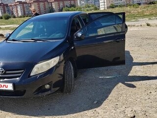 2008 Toyota Corolla AMT X (E140, E150), чёрный, 590000 рублей, вид 1