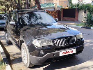 2008 BMW X3 30i I (E83) Рестайлинг, чёрный, 760000 рублей, вид 2