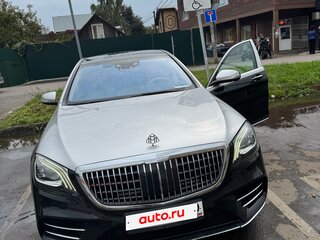 2016 Mercedes-Benz Maybach S-Класс 400 I (X222), чёрный, 3500000 рублей, вид 1