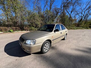 2004 Hyundai Accent ТагАЗ II, бежевый, 290000 рублей, вид 1