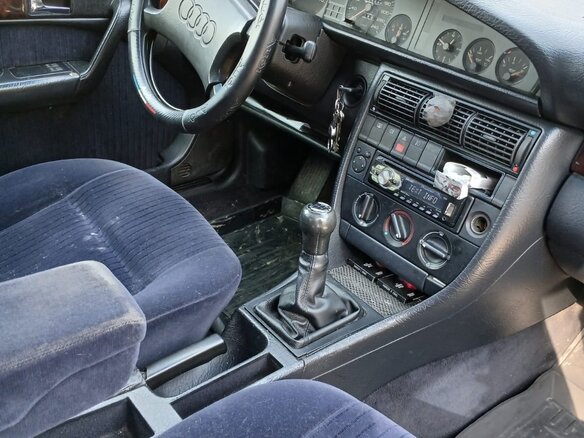 1991 Audi 100 IV (C4), чёрный, 199000 рублей - вид 8
