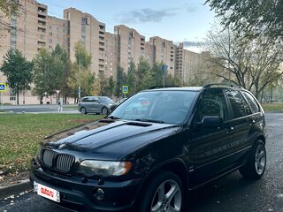 2003 BMW X5 4.4i I (E53), чёрный, 1300000 рублей, вид 4