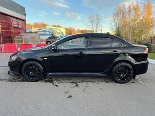 2011 Mitsubishi Lancer X Рестайлинг, чёрный, 1500000 рублей, вид 4