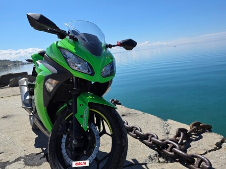 2012 Kawasaki Ninja 300, зелёный, 300000 рублей, вид 4