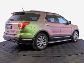 2018 Ford Explorer V Рестайлинг 2, фиолетовый, 3100000 рублей, вид 5