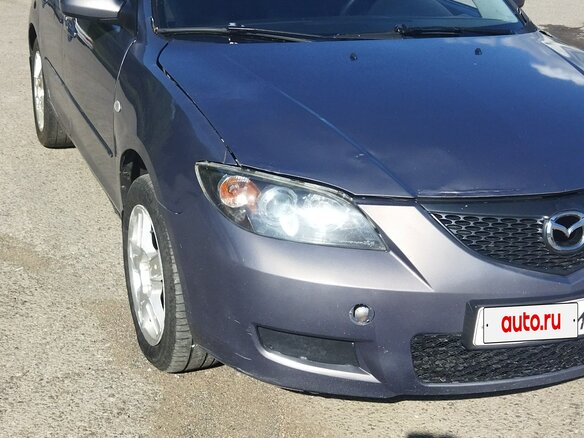 2007 Mazda 3 I (BK) Рестайлинг, серый, 415000 рублей - вид 3