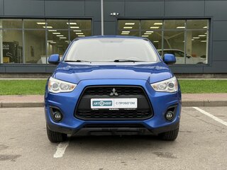 2014 Mitsubishi ASX I Рестайлинг, синий, 1199000 рублей, вид 2