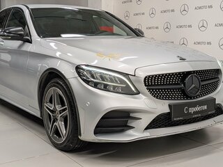 2018 Mercedes-Benz C-Класс 200 IV (W205) Рестайлинг, серебристый, 3400000 рублей, вид 1