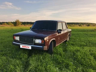 2007 Lada (ВАЗ) 2107, пурпурный, 70000 рублей, вид 2