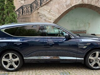 2021 Genesis GV80 I, синий, 7000000 рублей, вид 2
