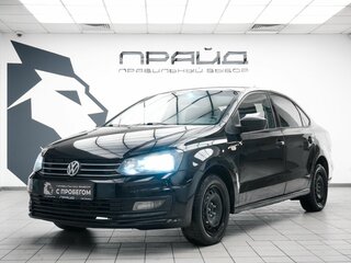 2015 Volkswagen Polo V Рестайлинг, чёрный, 739900 рублей, вид 1