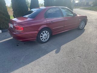 2004 Hyundai Sonata IV (EF) Рестайлинг, красный, 270000 рублей, вид 3