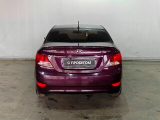2012 Hyundai Solaris I, фиолетовый, 687000 рублей, вид 5