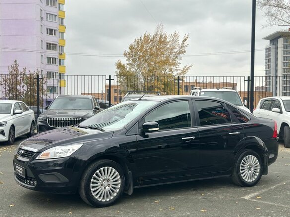 2009 Ford Focus II Рестайлинг, чёрный, 459000 рублей