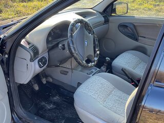 2010 Lada (ВАЗ) Kalina I, чёрный, 160000 рублей, вид 2