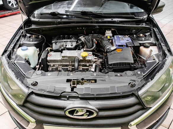 2019 Lada (ВАЗ) Granta I Рестайлинг, серый - вид 22