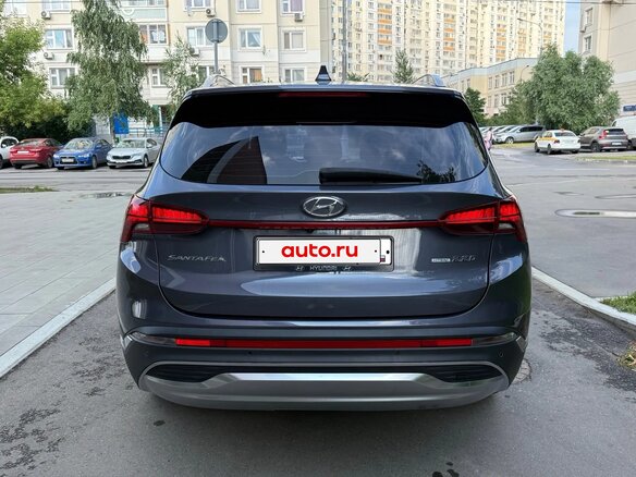 2021 Hyundai Santa Fe IV Рестайлинг, синий - вид 5