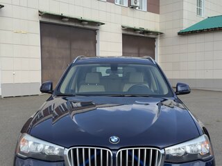 2017 BMW X3 28i xDrive II (F25) Рестайлинг, синий, 2600000 рублей, вид 1