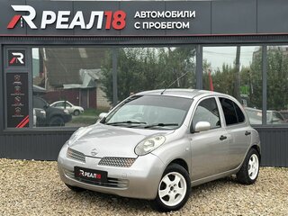 2003 Nissan March III (K12), серебристый, 399000 рублей, вид 1