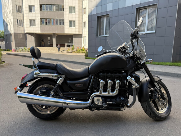 2012 Triumph Rocket III, чёрный, 900000 рублей - вид 25