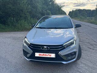 2024 Lada (ВАЗ) Vesta I Рестайлинг (NG), серебристый, 1500000 рублей, вид 2