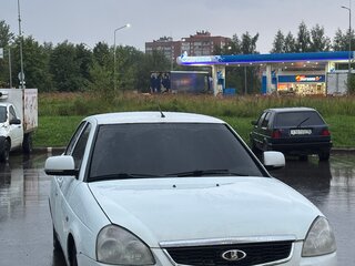 2014 Lada (ВАЗ) Priora I Рестайлинг, белый, 370000 рублей, вид 2