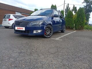 2011 Skoda Fabia II Рестайлинг, синий, 670000 рублей, вид 1
