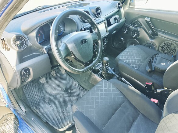 2012 Lada (ВАЗ) Kalina I, голубой, 226000 рублей - вид 10