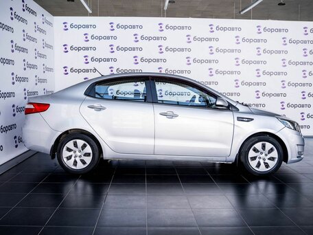 2012 Kia Rio III, серебристый, 825000 рублей, вид 5