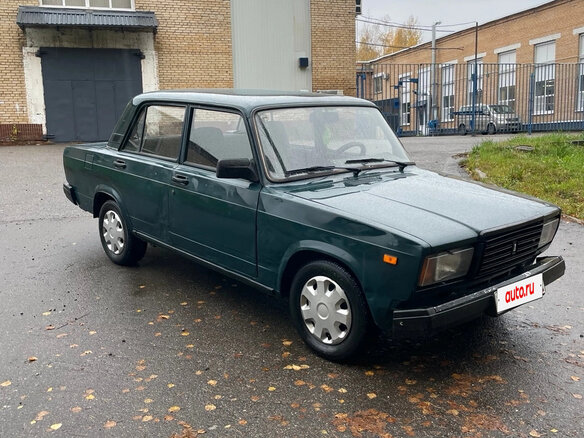 2007 Lada (ВАЗ) 2107, зелёный, 100000 рублей