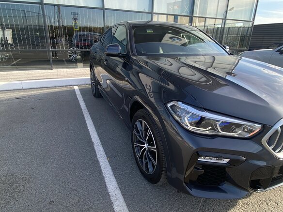 2021 BMW X6 40i III (G06), серый, 12900000 рублей