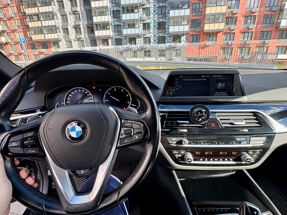 2018 BMW 5 серии 520d VII (G30/G31/G38), серый - вид 30