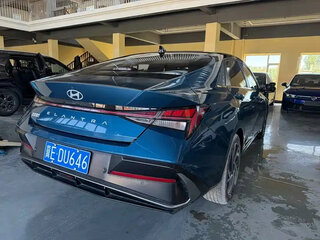 2023 Hyundai Elantra VII (CN7) Рестайлинг, синий, 1447000 рублей, вид 4