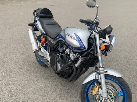 1999 Honda CB 400 Super Four, серебристый, 285000 рублей, вид 5