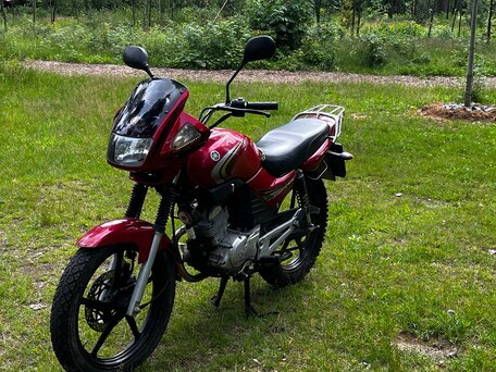 2009 Yamaha YBR125, красный, 142000 рублей, вид 1