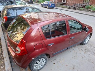 2013 Renault Sandero I, красный, 450000 рублей, вид 2
