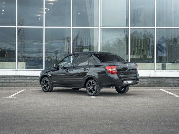 2013 Lada (ВАЗ) Granta I, чёрный, 288000 рублей - вид 1