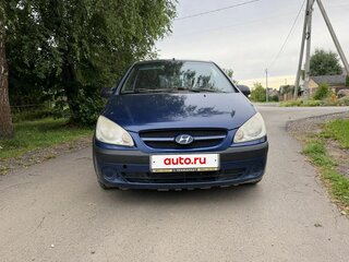 2006 Hyundai Getz I Рестайлинг, синий, 240000 рублей, вид 3